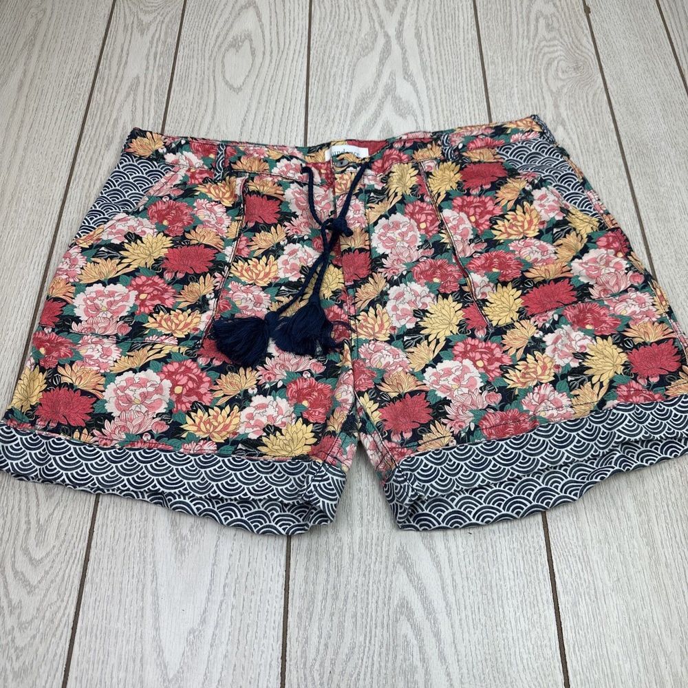 Sundance Floral Women's Shorts - Coral, Mustard, Navy